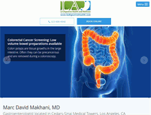 Tablet Screenshot of ladigestivehealth.com